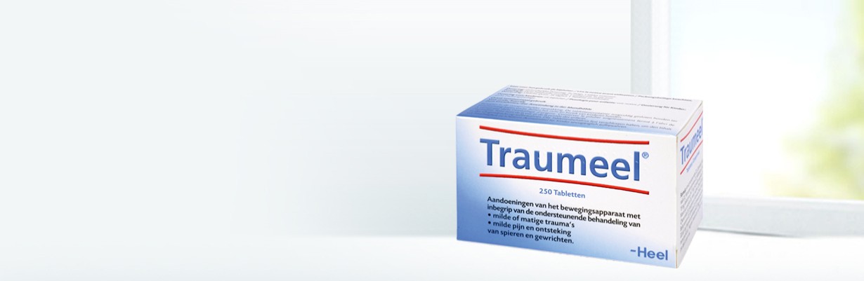Traumeel tabletten - packshot banner